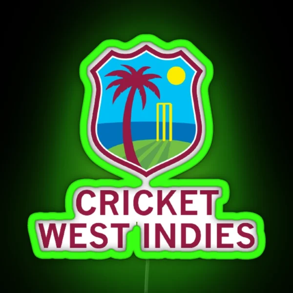 West Indies Cricket RGB Neon Sign