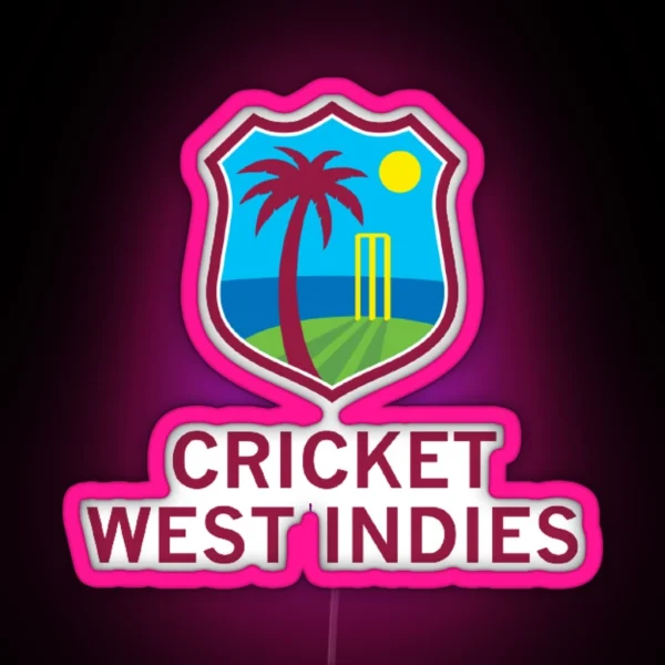 West Indies Cricket RGB Neon Sign