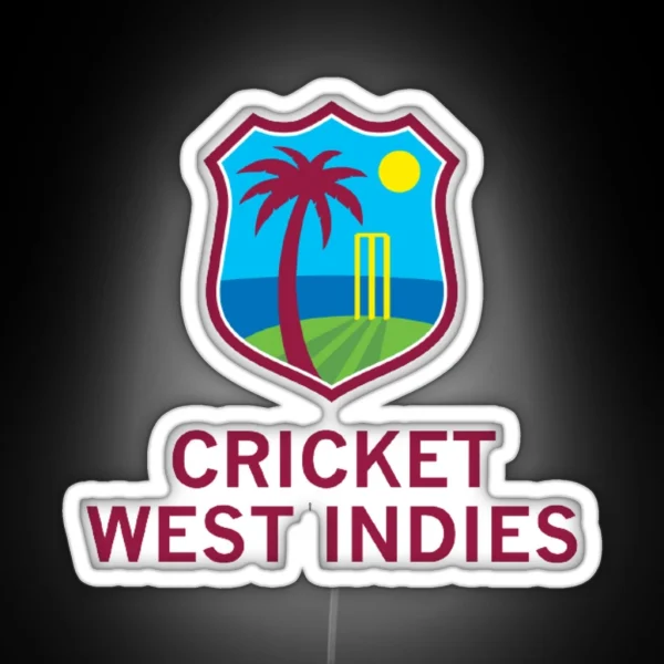 West Indies Cricket RGB Neon Sign