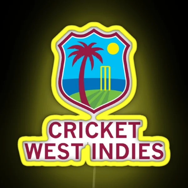 West Indies Cricket RGB Neon Sign