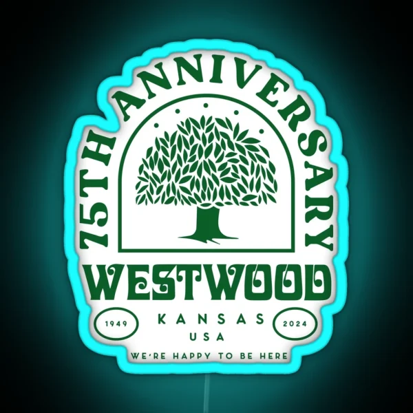 Westwood Anniversary Tee RGB Neon Sign