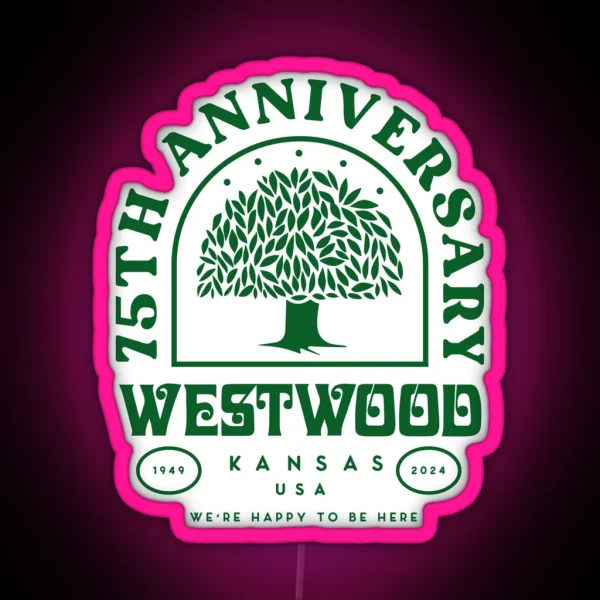 Westwood Anniversary Tee RGB Neon Sign