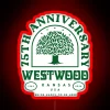 Westwood Anniversary Tee RGB Neon Sign, Retro Style Wall Decoration