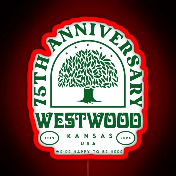 Westwood Anniversary Tee RGB Neon Sign