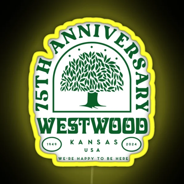 Westwood Anniversary Tee RGB Neon Sign