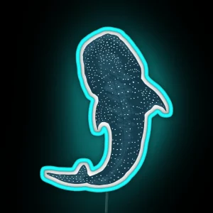 Whale Shark RGB Neon Sign