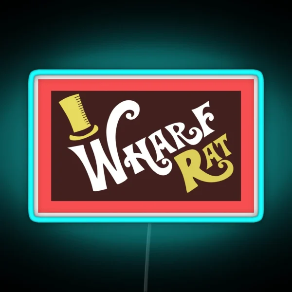 Wharfrat Bar RGB Neon Sign