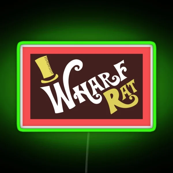 Wharfrat Bar RGB Neon Sign