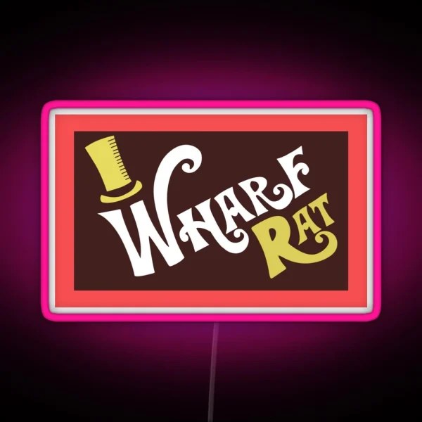 Wharfrat Bar RGB Neon Sign