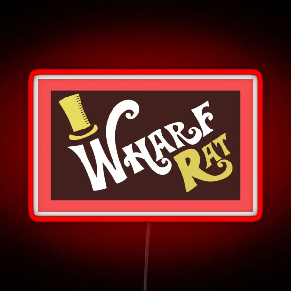 Wharfrat Bar RGB Neon Sign