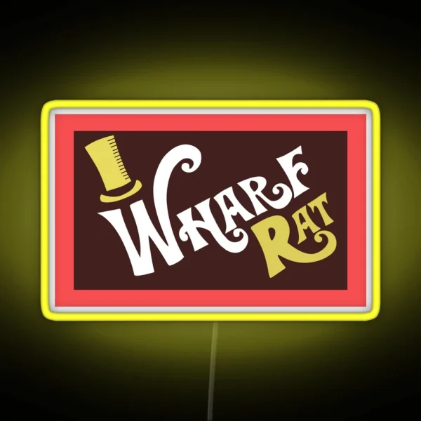 Wharfrat Bar RGB Neon Sign