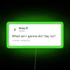 Eye-catching Drake Quotes RGB Neon Sign for Home Decor Enthusiasts