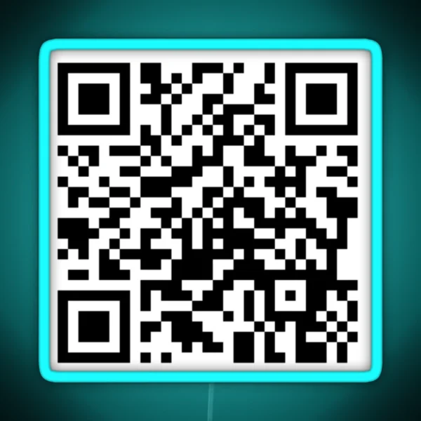 What Are You Doing In My Swamp Remix Qr Code RGB Neon Sign