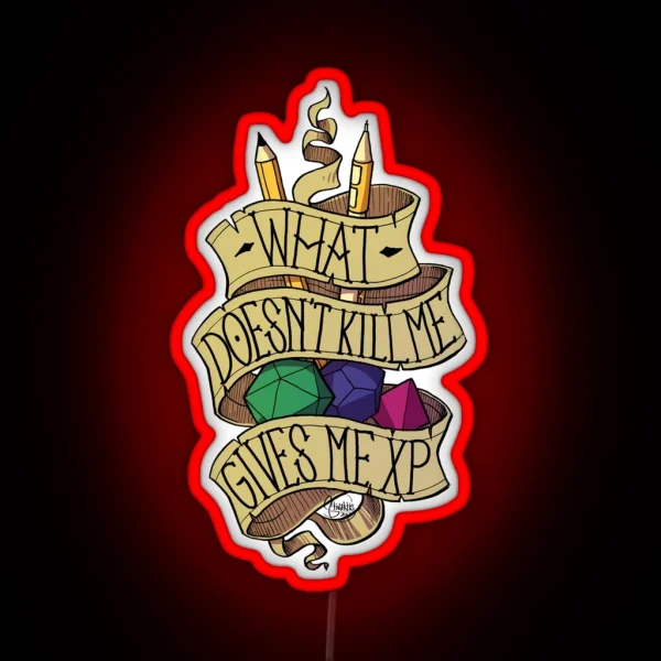 What Doesn T Kill Me RGB Neon Sign