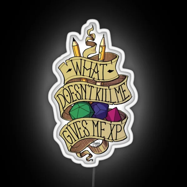 What Doesn T Kill Me RGB Neon Sign