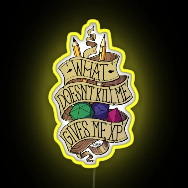 What Doesn T Kill Me RGB Neon Sign