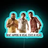 Vibrant 'What Happens In Vegas' Hangover Inspired Neon Sign Decoration
