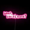 Add a bold touch with this customizable RGB neon sign.
