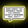 Personalized RGB Neon Signs for Home Decor and Self Empowerment