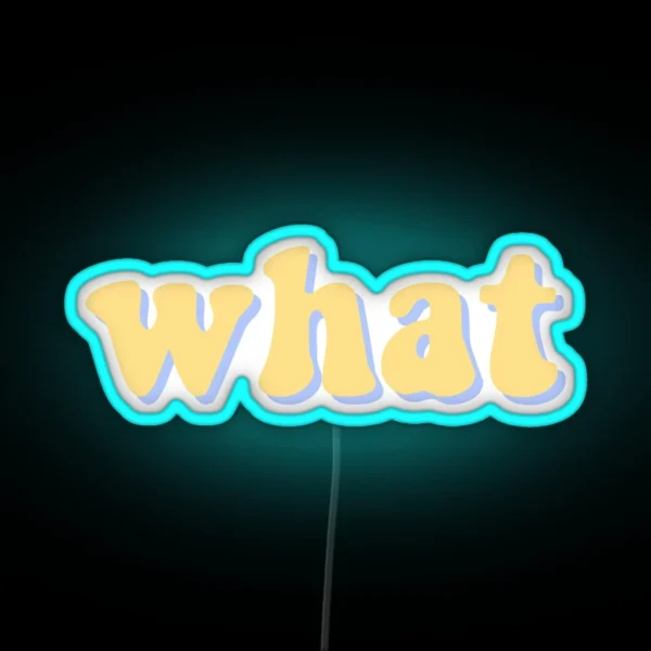 What RGB Neon Sign