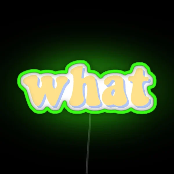 What RGB Neon Sign