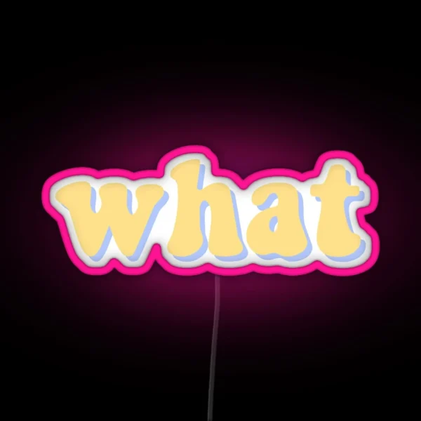 What RGB Neon Sign