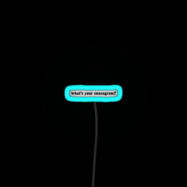 What S Your Enneagram RGB Neon Sign