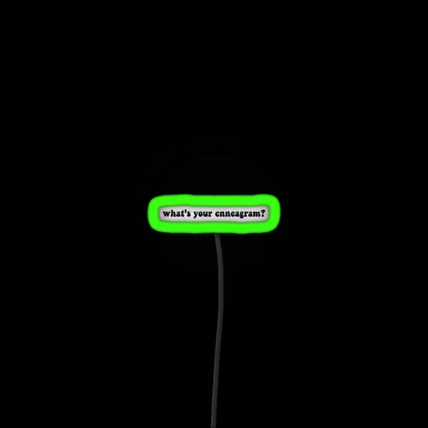 What S Your Enneagram RGB Neon Sign