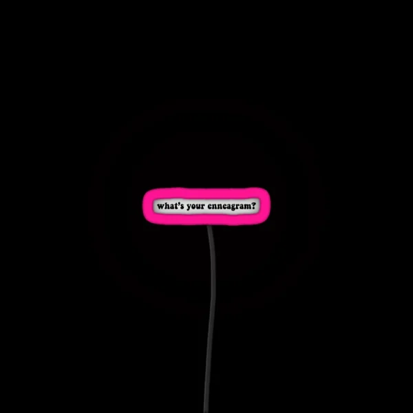 What S Your Enneagram RGB Neon Sign