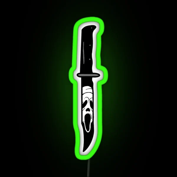 What S Your Favorite Scary Movie RGB Neon Sign
