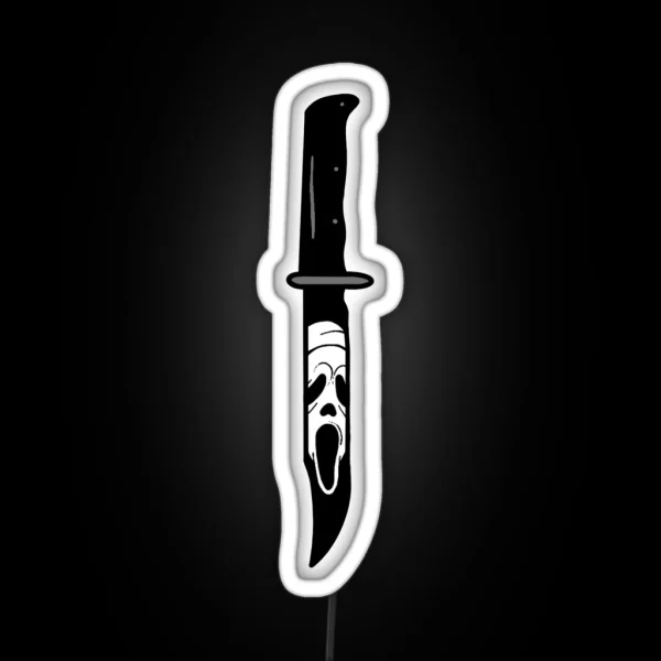 What S Your Favorite Scary Movie RGB Neon Sign