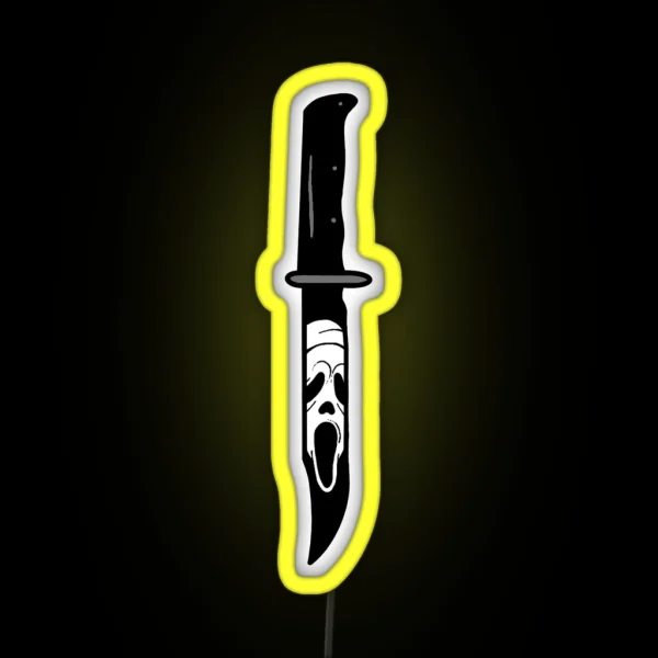 What S Your Favorite Scary Movie RGB Neon Sign