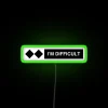 Personalized Neon Wall Sign for Skiers and Snowboarders' Rooms Decor