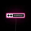 RGB LED Neon Skiing and Snowboarding Themed Customizable Wall Sign