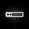Neon Ski-Themed Sign for Home Decor and Personalized Zodiac Interests