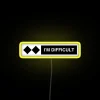 Customizable LED signs for ski resorts and snowboarders, vibrant neon accents