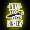 LED Kitchen Sign with Funny Quote 'What the Fork' Saying