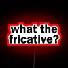 Vocal Fricatives and Linguistic Phenomena Illuminated in Vibrant RGB Neon Light