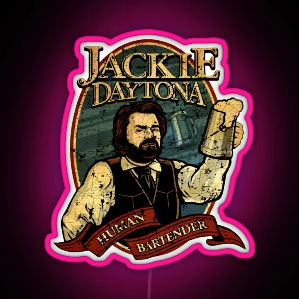 What We Do In The Shadows Jackie Daytona Beer Gift For RGB Neon Sign