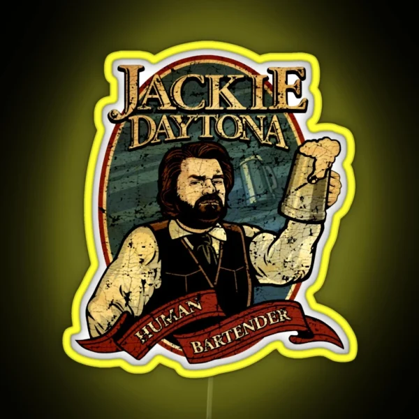 What We Do In The Shadows Jackie Daytona Beer Gift For RGB Neon Sign