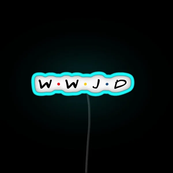 What Would Jesus Do RGB Neon Sign