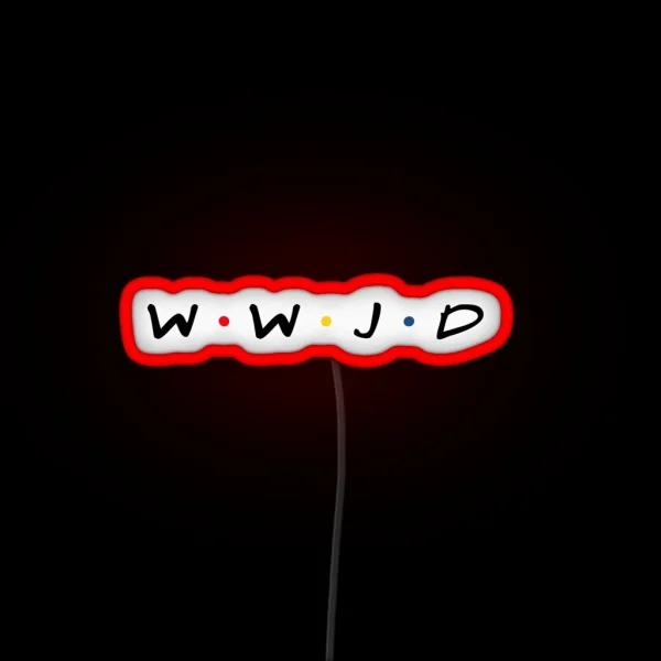 What Would Jesus Do RGB Neon Sign