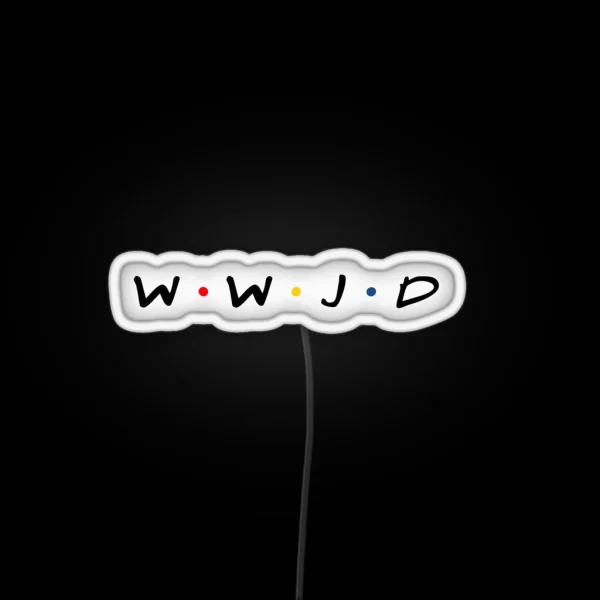 What Would Jesus Do RGB Neon Sign
