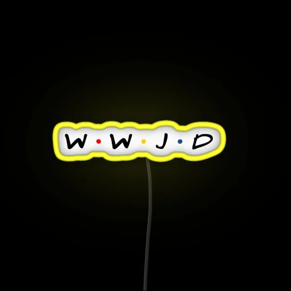 What Would Jesus Do RGB Neon Sign