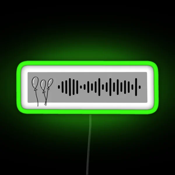 What You Need Spotify Code RGB Neon Sign