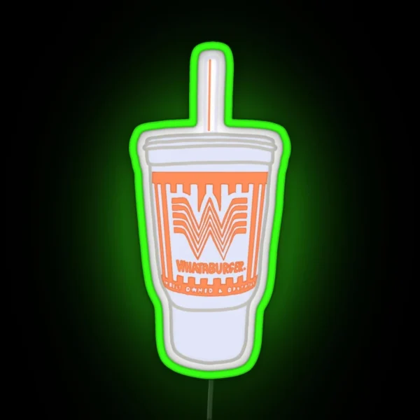 Whataburger Cup RGB Neon Sign