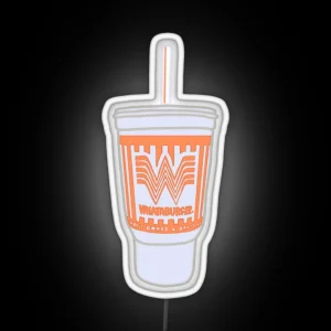 Whataburger Cup RGB Neon Sign