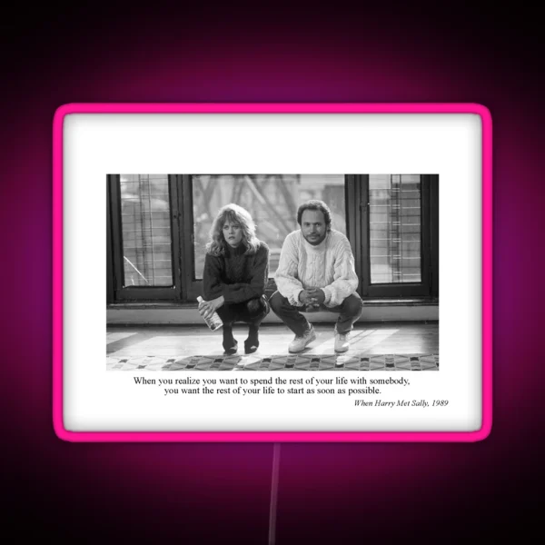 When Harry Met Sally RGB Neon Sign
