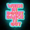 Vibrant inspirational typography art with dancing spirit in colorful RGB