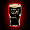 Motivational beer lover gift and pub decor inspirational phrase sign